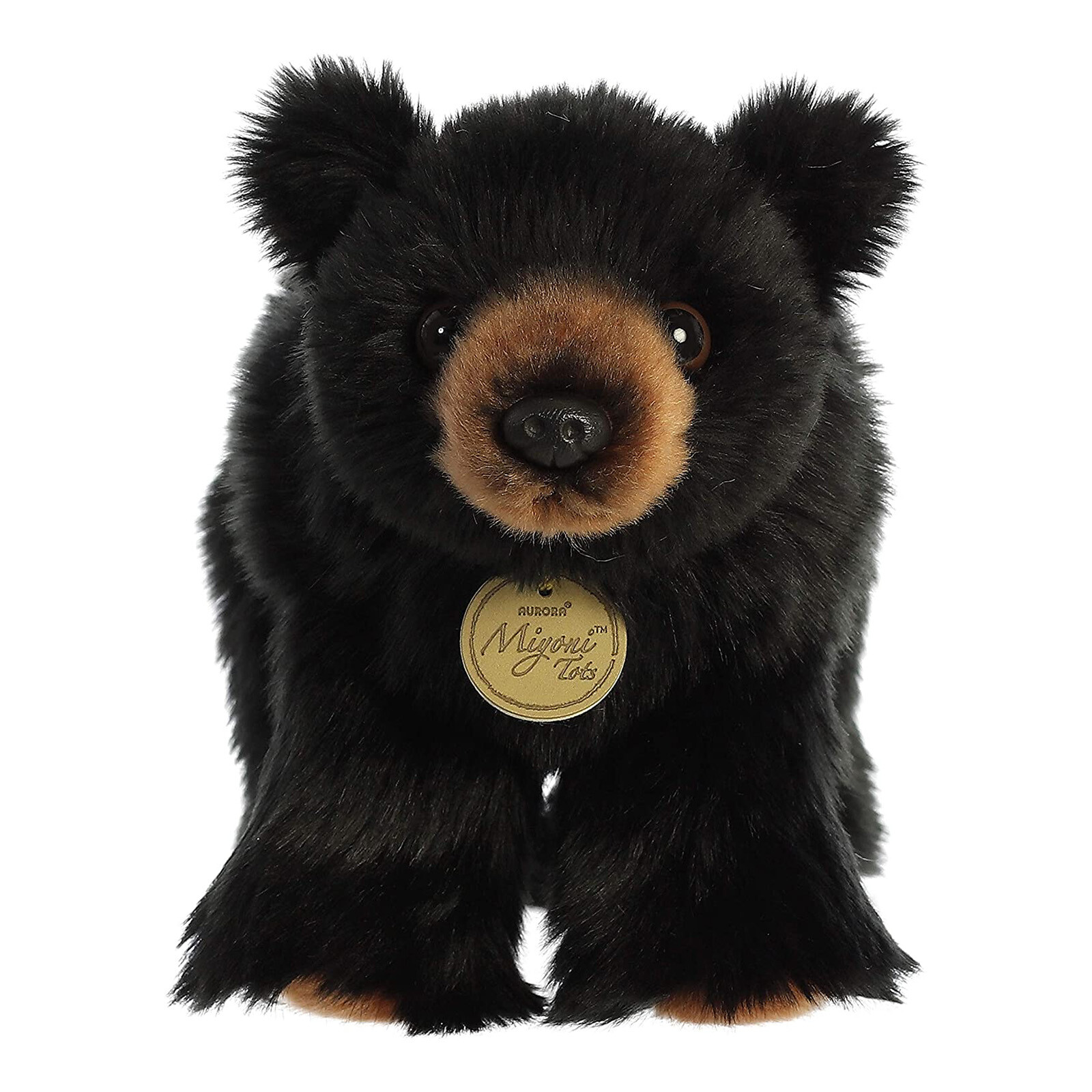 Aurora Miyoni Black Bear Cub 10-дюймовая плюшевая фигурка НОВАЯ В НАЛИЧИИ