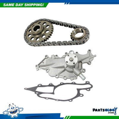 DNJ TK4140AWP Timing Chain Kit with Water Pump For 99-07 Ford 3.0L V6 OHV 12V