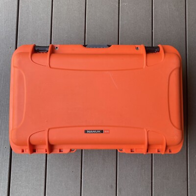 NANUK 935 Protective Hard Case Bright Orange, Wheels (No Inserts) - Used