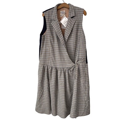 Baum und Pferdgarten Alyssa Dress Women 42 Dusk Autumn Check Preppy Academia NEW