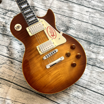 H in stock Sunburst Electric Guitar chrome hardware 6 strings rosewood fretboard