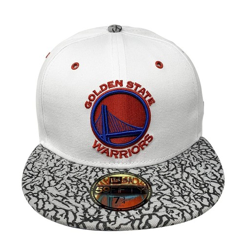 

[11378208] Мужские New Era NBA Golden State Warriors Kicks Hook 59Fifty Fitted, White/gray