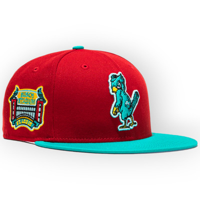 New Era St Louis Cardinals Captain Planet 59FIFTY Fitted Hat Busch Stadium 7 3/8