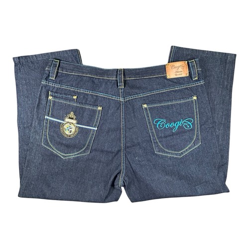 COOGI Jeans Mens 46x36 Dark Wash Baggy Hip Hop Denim