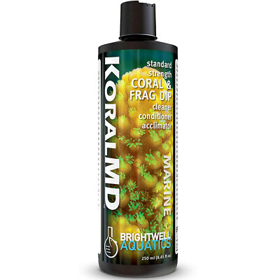 Brightwell Aquatics Koral MD 250mL Coral Frag Dip Acclimator Live Coral Cleaner