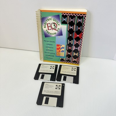 Electric Quilt, Version 3.0, Vintage Design Software For Quilt Makers