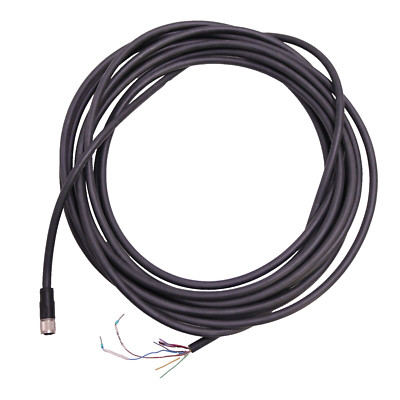 Baumer ESG 34JP1000G Cable Female connector M12, 12-pin, Straight, Shielded 26ft