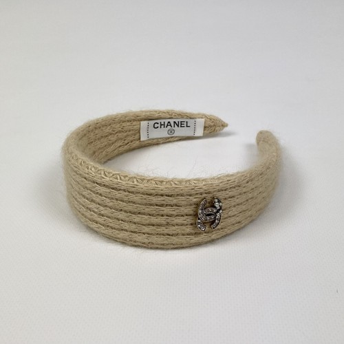 超　希少❣️CHANEL ♡ ツイード×チェーン　ヘッドアクセ　カチューシャ Chanel Headband Tweed for hair accessory | eBay