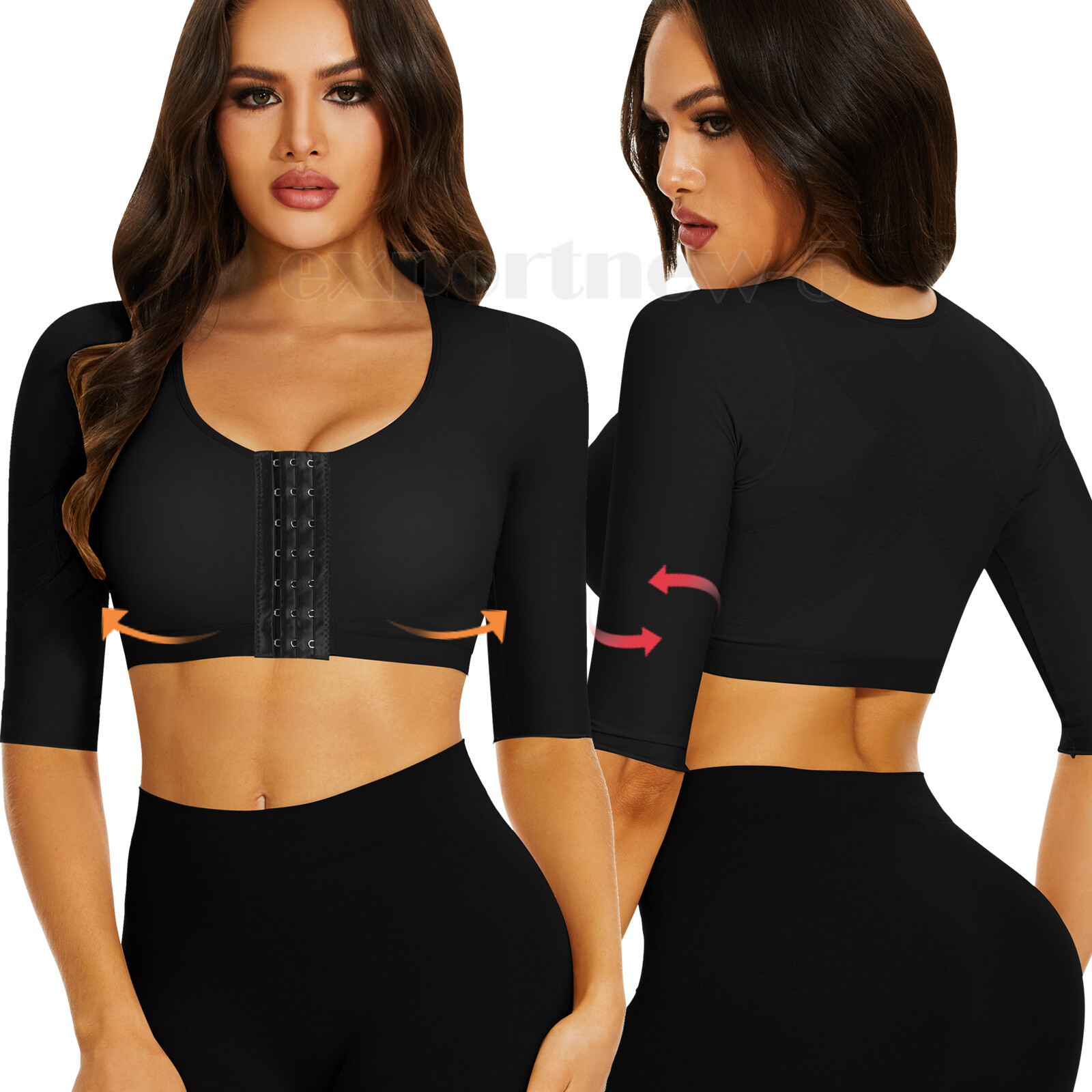 Women's Arm Shaper Post Surgery Compression Sleeves Slimming Fajas Arm