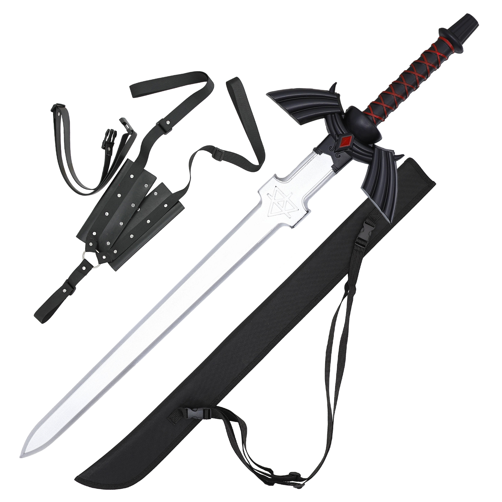 Zelda Dark Night Red Triforce Training Foam Sword 31