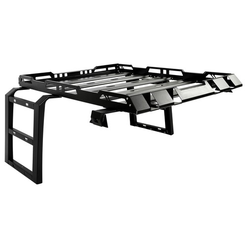 Roof Rack Cargo Carrier Luggage Basket Ladders For Jeep Wrangler JK 4-Door 07-18