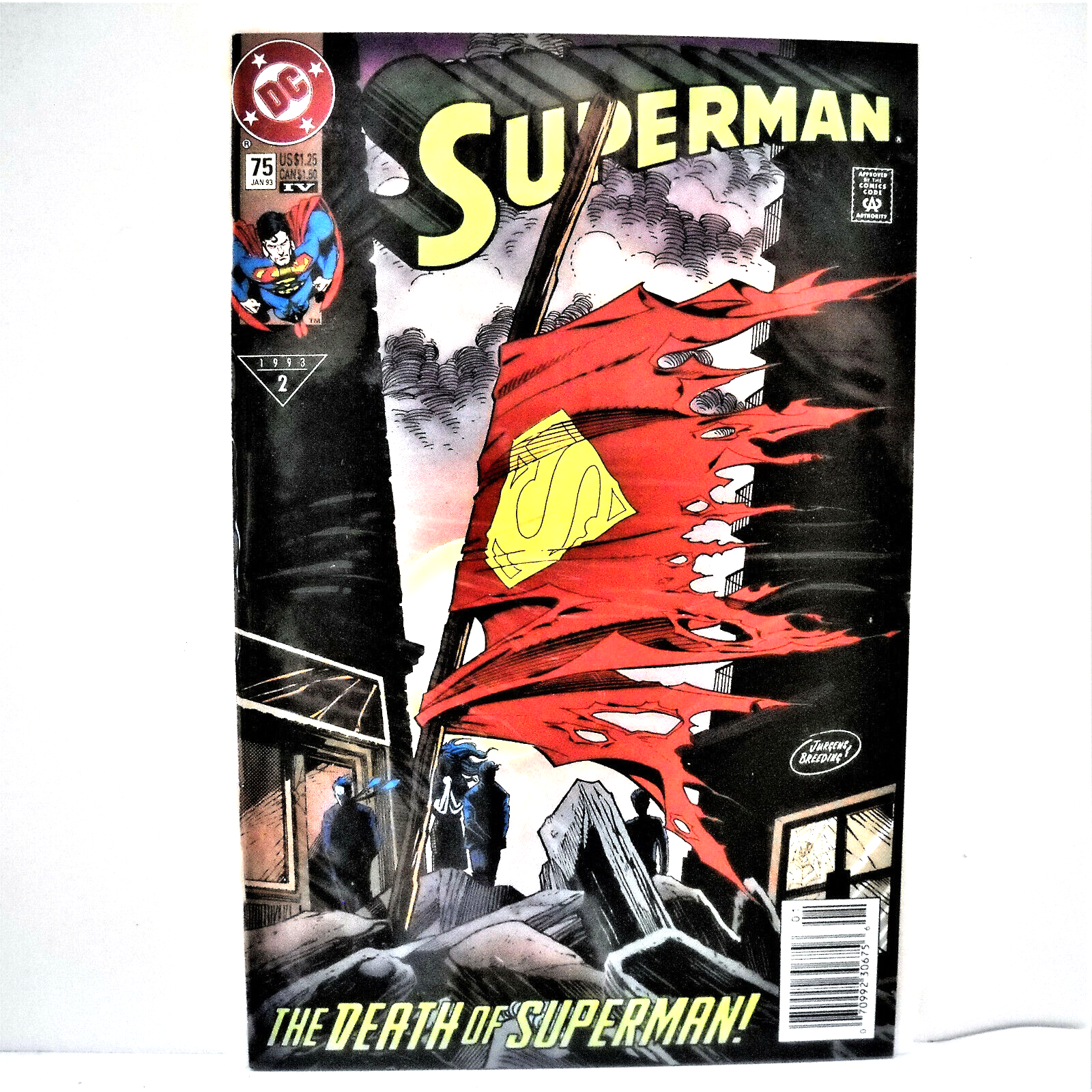 Death of Superman 1992 アメコミリーフ スーパーマン SUPERMAN: THE DEATH OF SUPERMAN NEW EDITION | DC