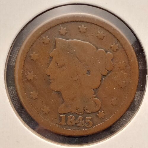 1845 US Large Cent 28
