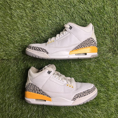 Air Jordan 3 グレー/オレンジ Air Jordan 3 Retro “Laser Orange” - Men's Size 9.5 & 10
