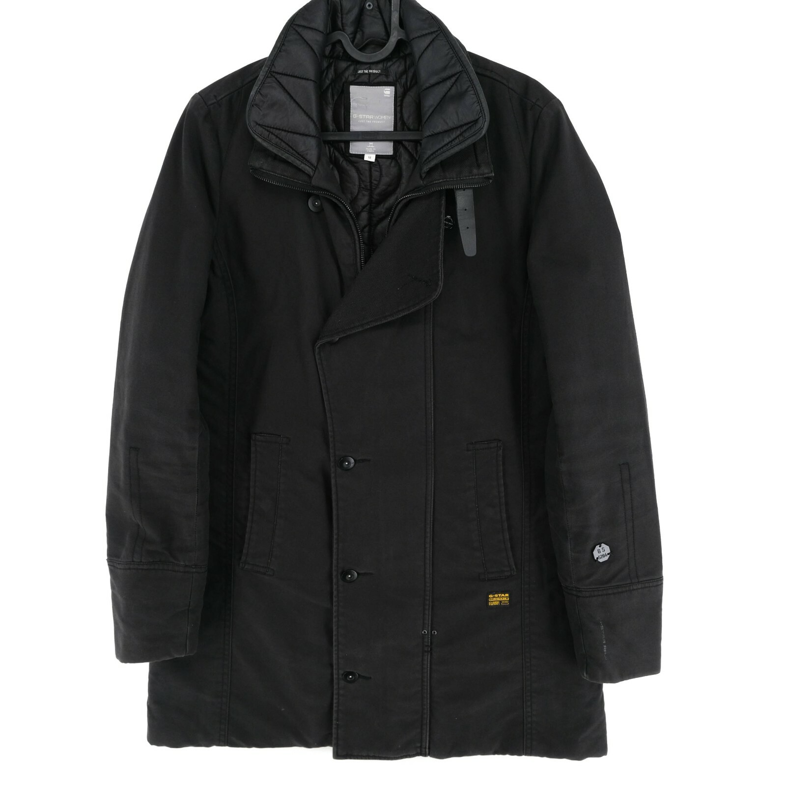 ジャケット・アウター G-STAR RAW Double Breasted Wool Coat Unisex Double Breasted Wool Coat | Black | G-STAR® NL