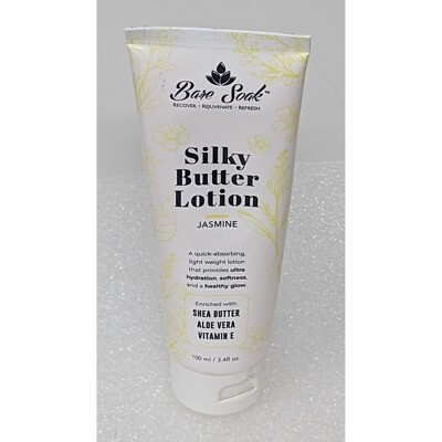 Bare Soak Silky Butter Lotion Jasmine 3.4 oz Recover Rejuvenate Refresh