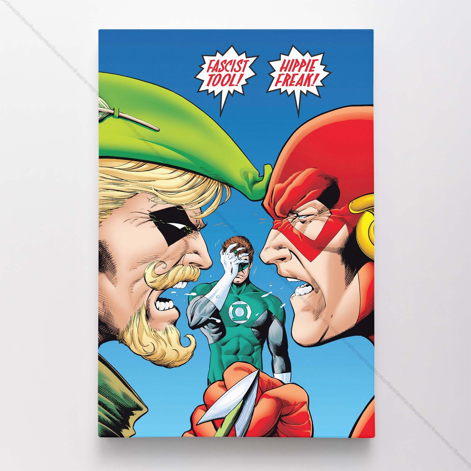 Green Latern Poster Canvas DC Comic Book Cover Art Print #33745