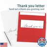 Discring 100 Pack 5x7 Envelopes, A7 Red Envelopes Self Seal, Printable Envelopes for Invitation, Baby Shower, Birthday Party, Wedding, Postcards, Mailing, Greeting Cards