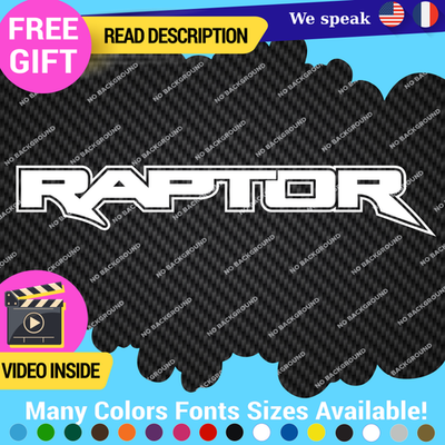 Compatible Ford Raptor Stickers Decals Vinyl Truck Graphics Side Rear Large Size