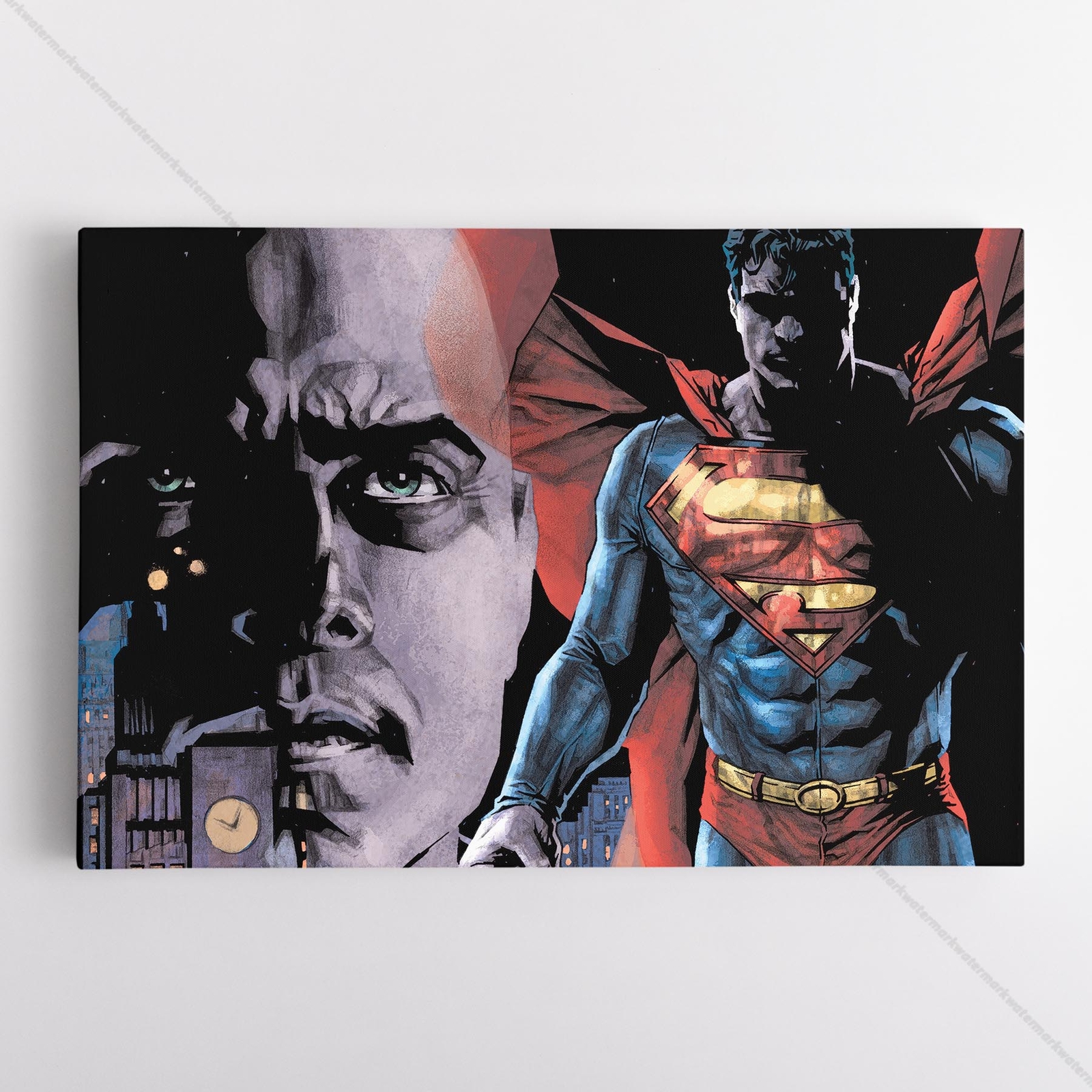 Superman Poster Canvas Comic Book Cover Art DC Print #44232