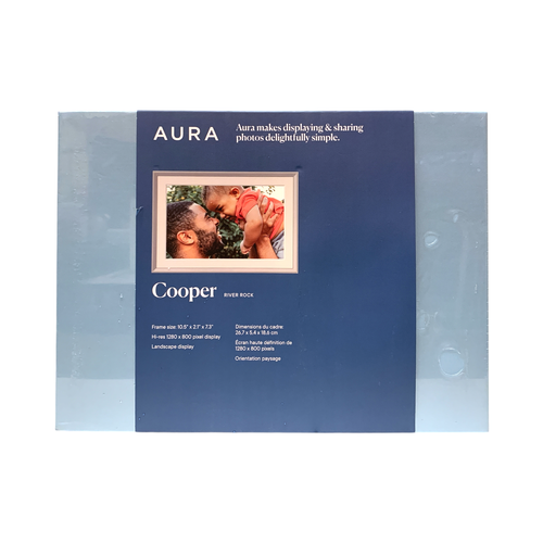 Aura Frames Cooper 10.5 Hi-Res Digital Picture Frame (River Rock - AFSC24-MAT)