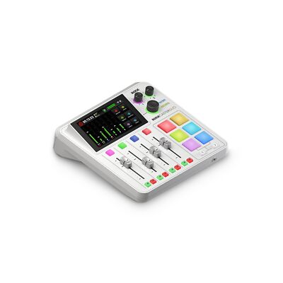 RØDE RØDECaster Duo Mixer/Recorder Podcasting (White) - New! - ProSoundUniverse.