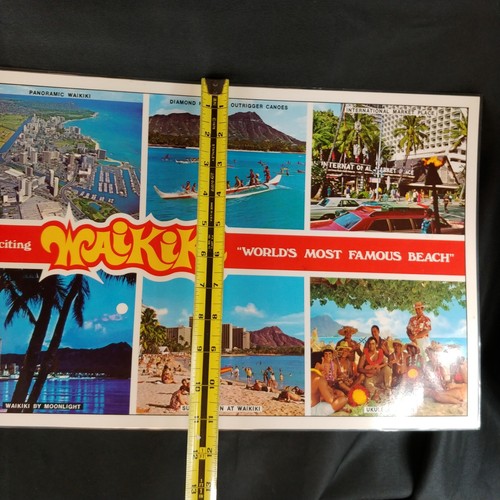Waikiki Vintage Placemat Diamond Head International Market