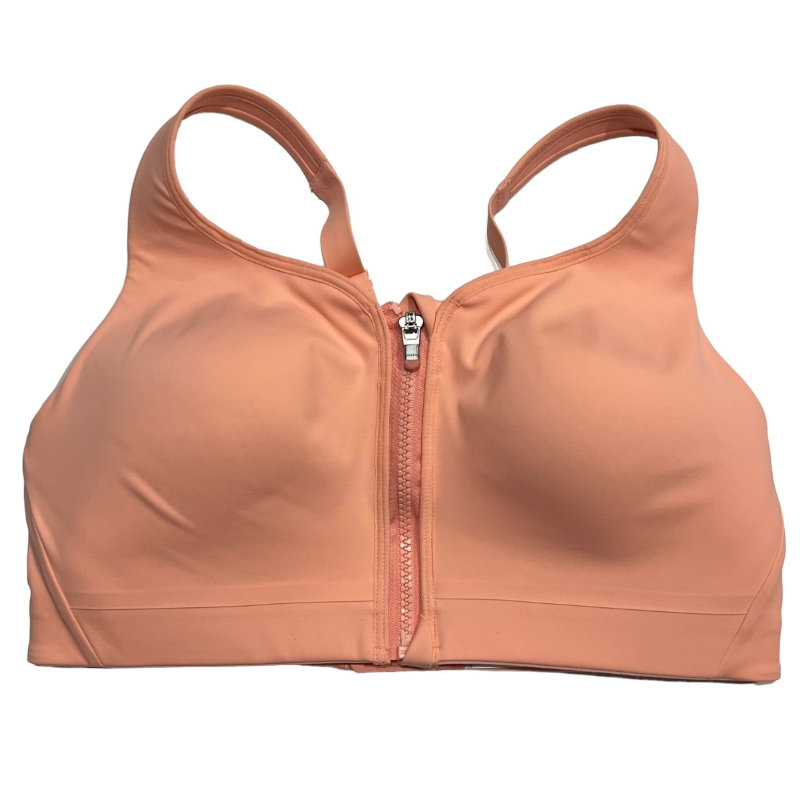 ヴェルディ×ATHLETA NWOT ATHLETA Advance Zip Front Bra Sz 34D Peach Orange | eBay