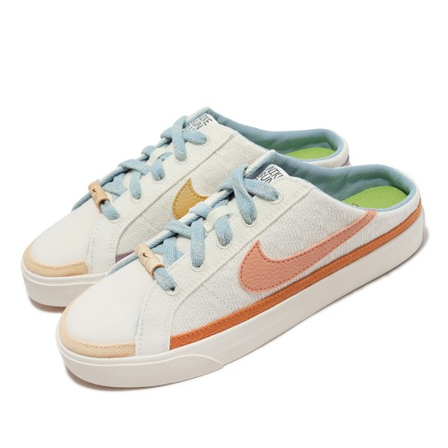 Женские кроссовки без шнуровки Nike Wmns Court Legacy Mule Sail Light Madder Root DV1741-181