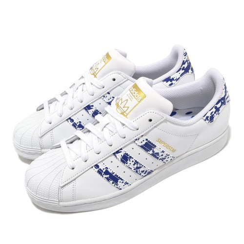 

Adidas Originals Superstar Белый Синий Золотой Мужчины Унисекс Повседневный образ жизни FY7713, Superstar