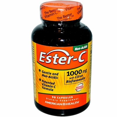 American Health Ester-C with Citrus Bioflavonoids Capsules - 24-Hour Immune S...