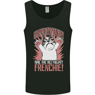 Funny French Bulldog Dog Frenchie Uomo Vest Tank Top
