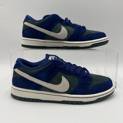 Mens Sz 6 / Womens Sz 7.5 Nike Dunk Low SB Deep Royal Vintage Green HF3704 400