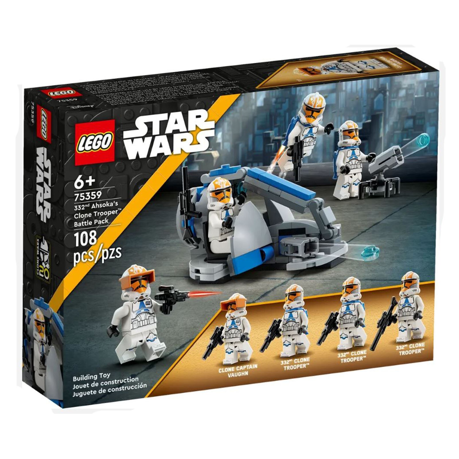 Конструктор LEGO Star Wars 332-й боевой отряд клонов Асока 75359 НОВЫЙ