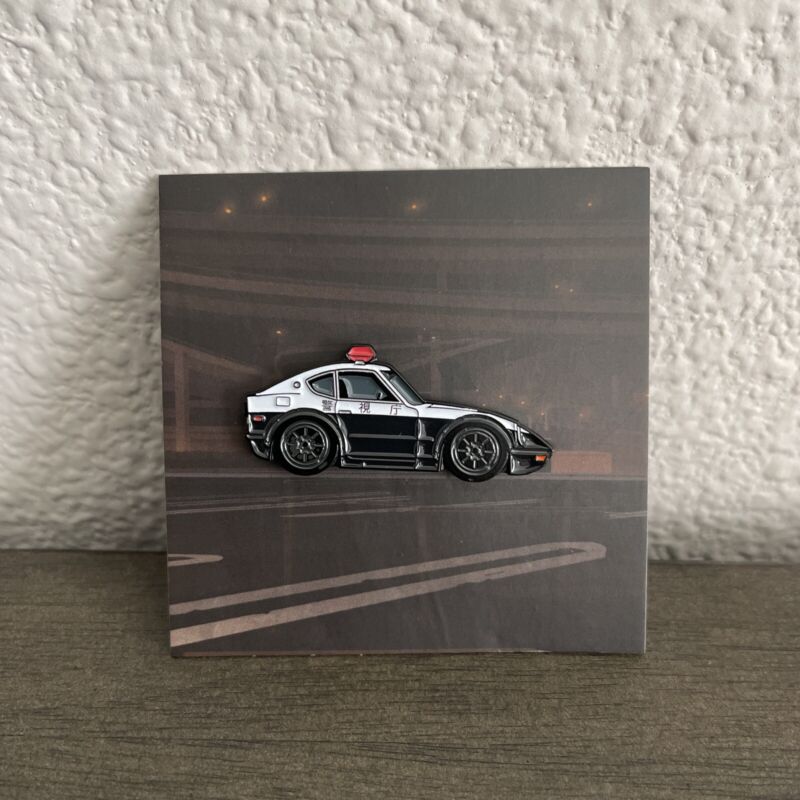 Leen Customs Pins Oishii Imports Cop 280Z - IN HAND 64/110 - FREE SHIPPING