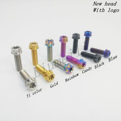1pc Ti Titanium Torx Head Flange Bolt M6 M8 M10 15 20 25 30 35 40 45 50 55 60mm