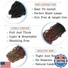 Soft Locs 26 Inch 7 Packs Ombre Crochet Hair Pre Looped Faux Locs Crochet Hair For Black Women Butterfly Locs Hair Nu Goddess Braids Crochet Hair(1B/30/27, 26 Inch, 7 Packs)