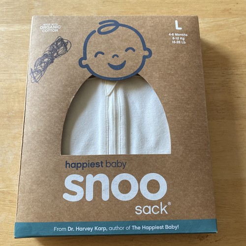 Happiest Baby SNOO Sack Size L Organic Cotton Dr Harvey Karp 46 Mo 18