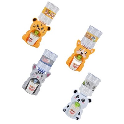 Mini Water Dispenser Toy Simulation Animal Shaped Drinking Fountain Gift For