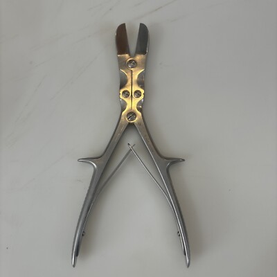 Zimmer 3411 Stille-Liston Bone Cutting Forceps; Double Action, Angled Germany SS