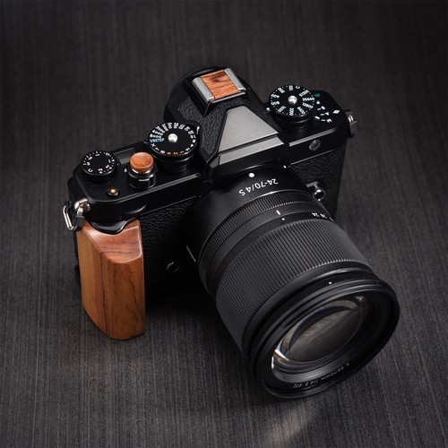 L Wood Hand Grip Holder For Arca /Nikon ZF zf Camera