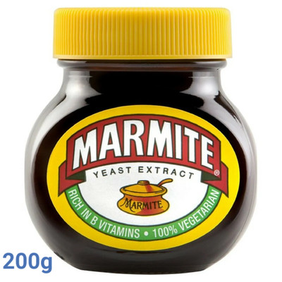 Marmite Yeast Extract 200g Tub, B Vitamins, 100% Vegetarian