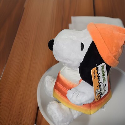 New 2024 Snoopy Candy Corn Puffer Coat Plush Halloween Peanuts SHIPS TODAY