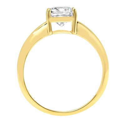 Pre-owned Pucci 2.0ct Cushion Cut Vvs1 Solitaire Promise Engagement Wedding Ring 14k Yellow Gold In White/colorless
