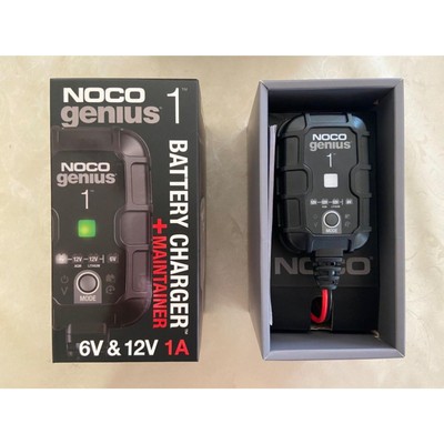 1A Smart Car Battery Charger, 6V and 12V Automotive Charger