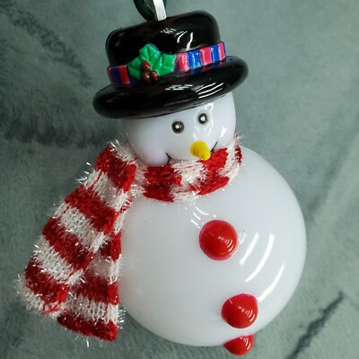GEMMY Whimsical Color Changing Snowman Indoor Christmas 6 String Light Set NOS