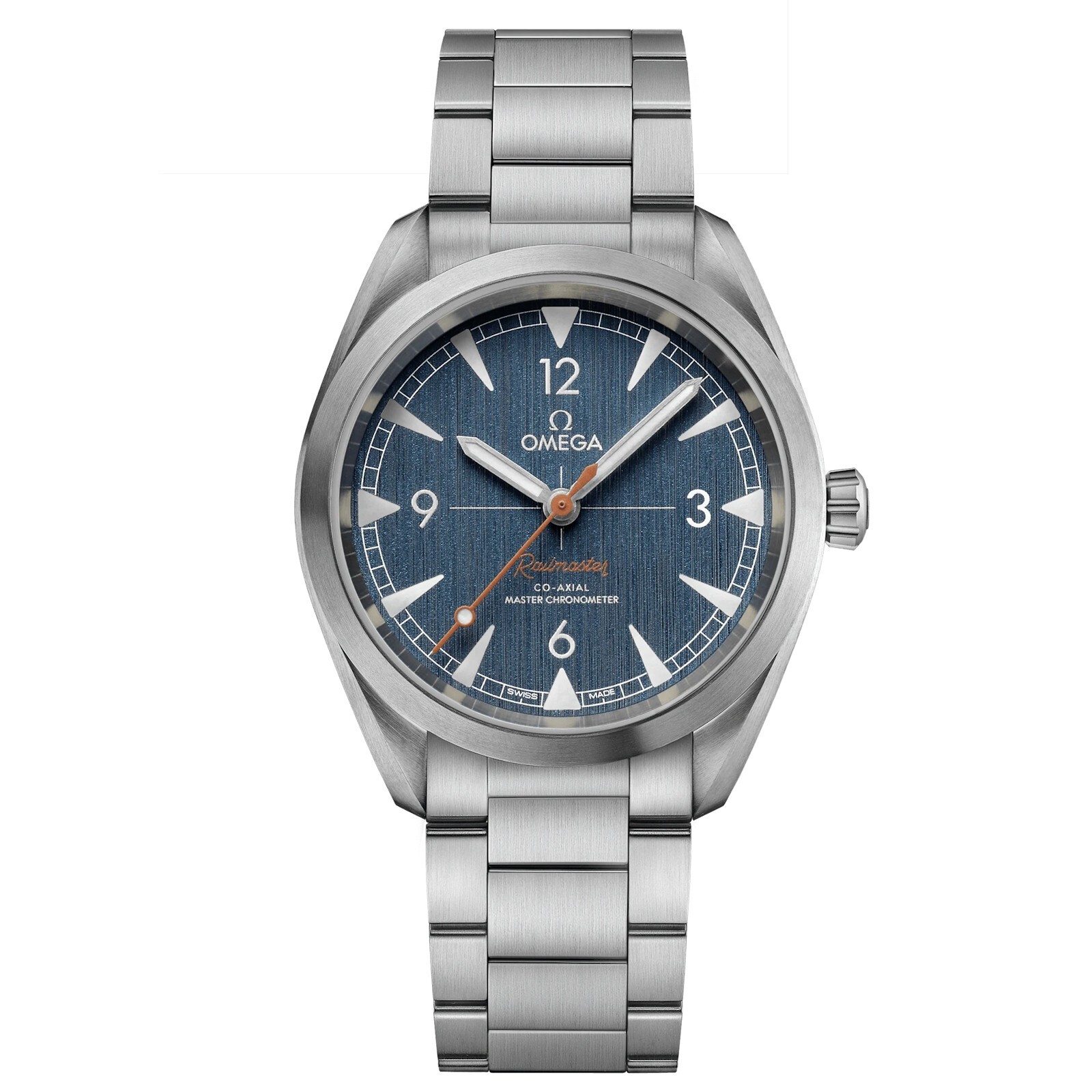 railmaster blue dial