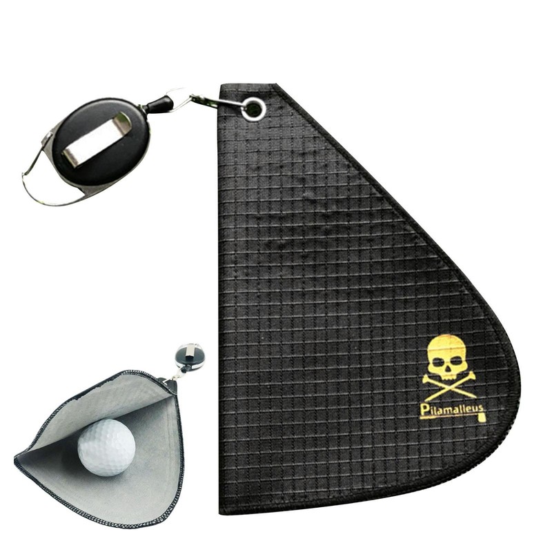 Cleaning Towel With Carabiner Hook Wiping Cloth For Scrub