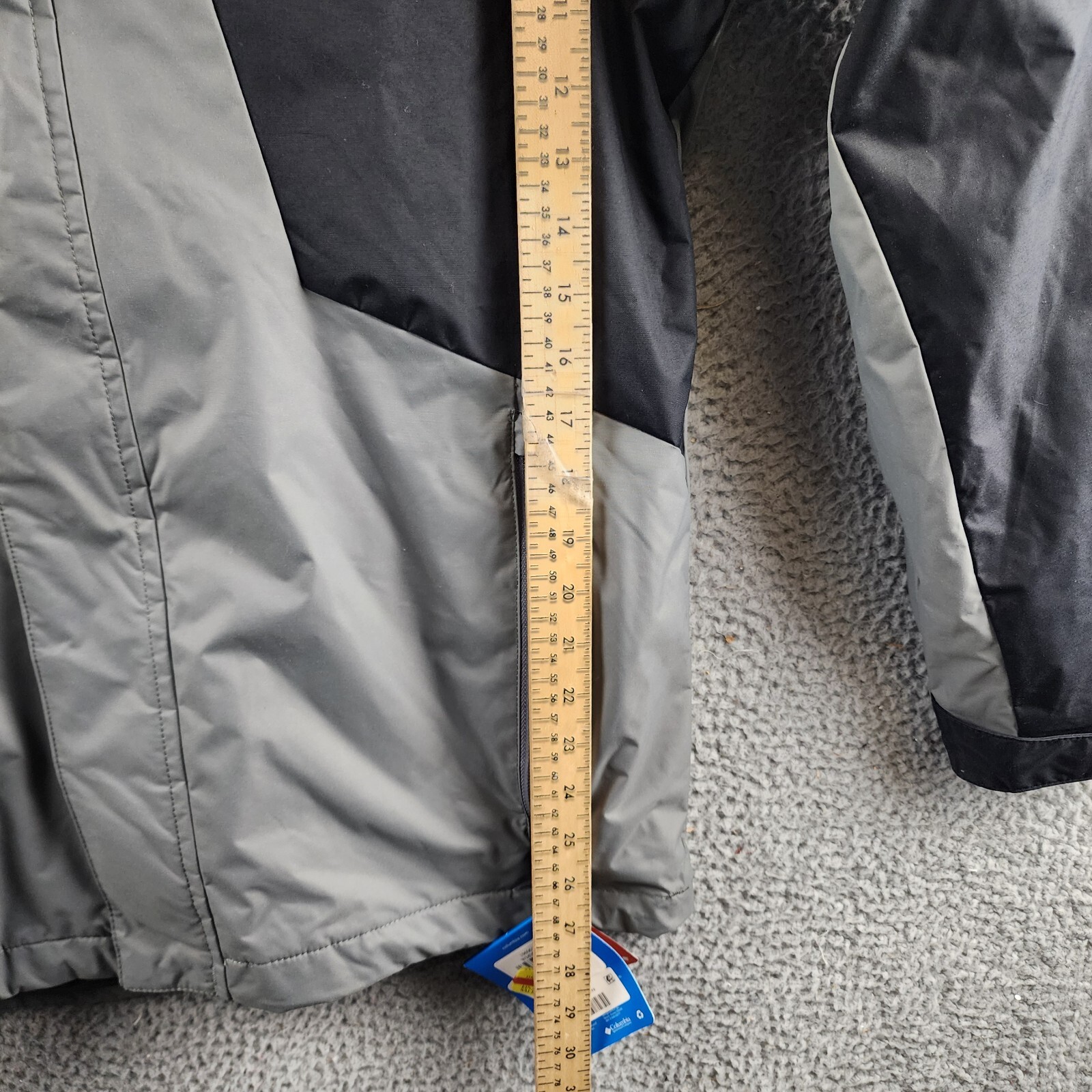 Columbia Tunnel Falls Interchange Jacket Men S City Grey Black Full Zip Closure - Picture 5 of 13