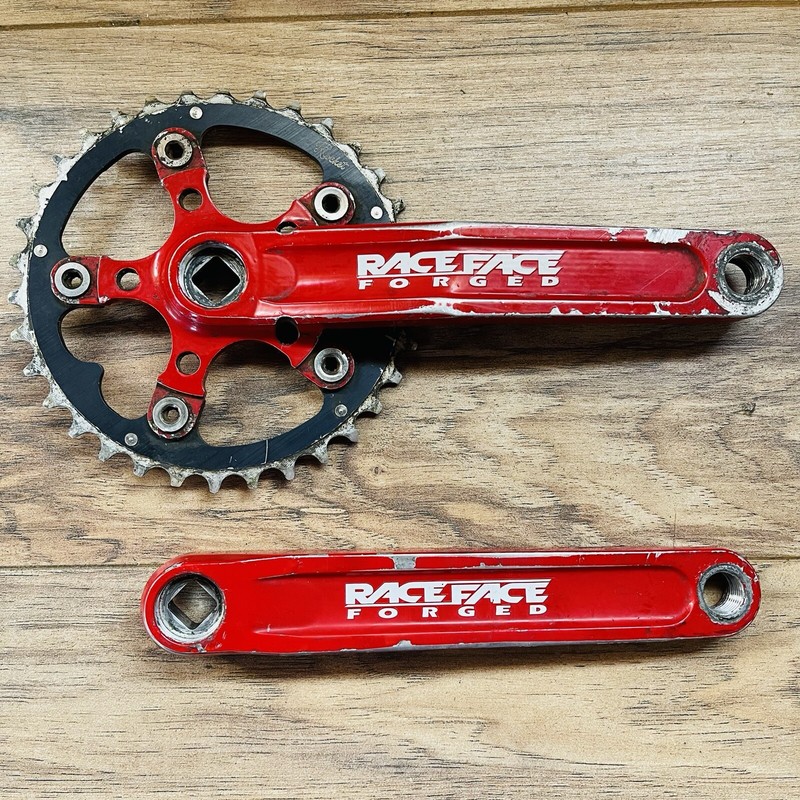 Red Race Face Turbine 170 Square Taper Crank Arms 94 58 BCD Forged Canada
